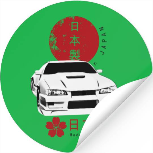 Made in Japan Style Stickers