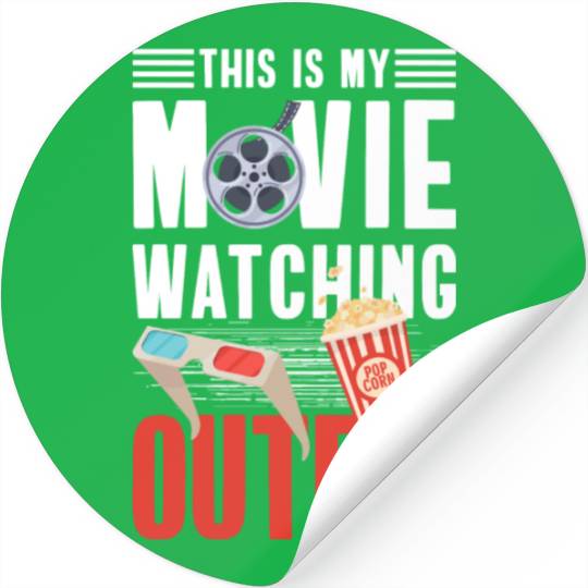 Movie Star Camera Film Festival Hollywood Stickers