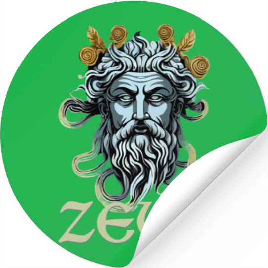 Greek God Zeus Greece Ancient Mythology Stickers
