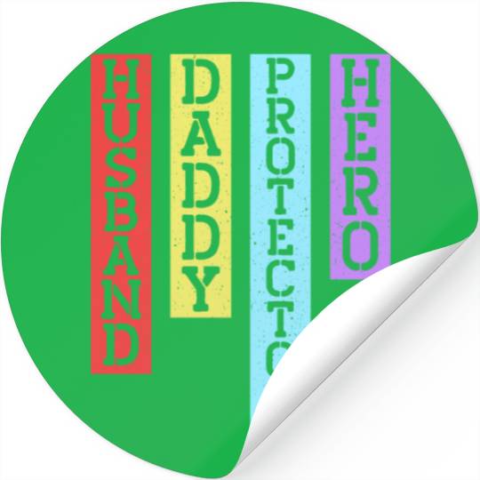 Vintage Fathers Day Stickers