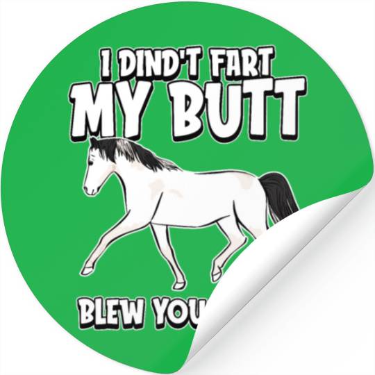Horse Riding Humorous Stickers