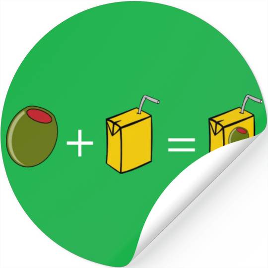 Olive Juice I Love You Stickers