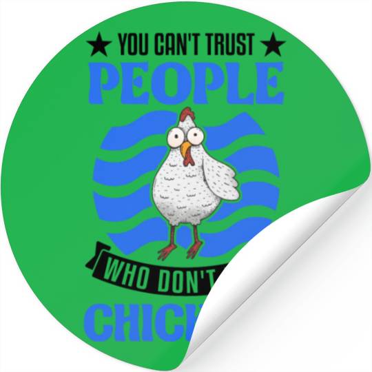 Chickens Chicken Farm Farmer Stickers