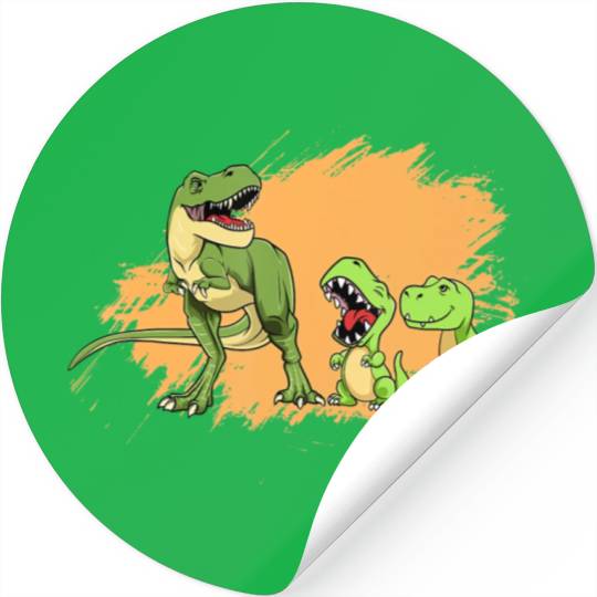 I Love My Dinosaurs Family Reptile Family Dinosaur Stickers