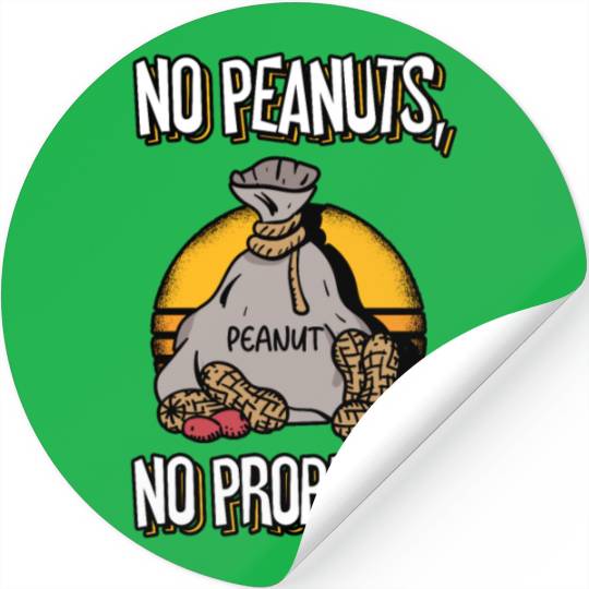 No Peanuts No Problems Peanut Allergic Stickers