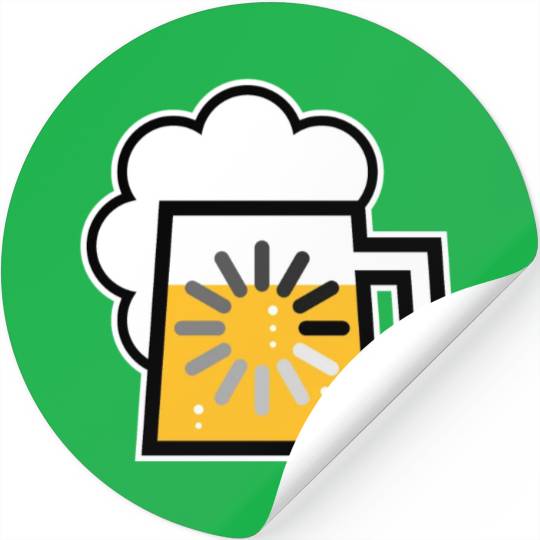 Beer Loading (Drinking In Progress / Icon / |) Stickers