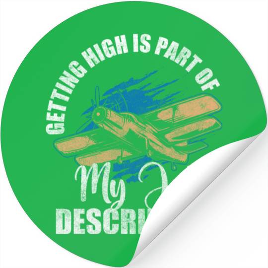 Airplane Work Aviation Aerobatic Pilots Stickers