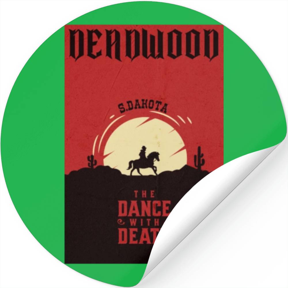 Dead wood south Dakota wild west town Stickers