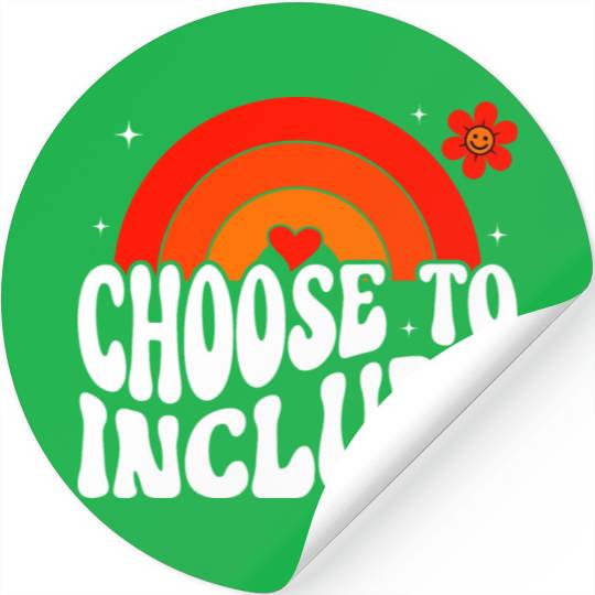 Choose To Include For Autism Teacher Stickers