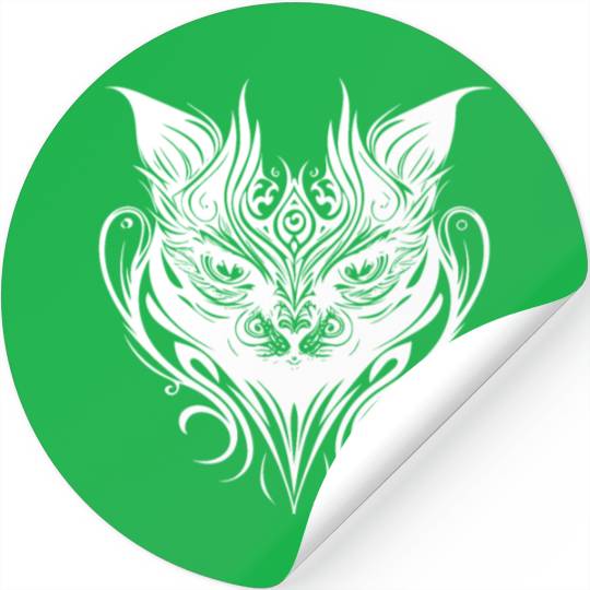 T Tattoo Cat Stickers