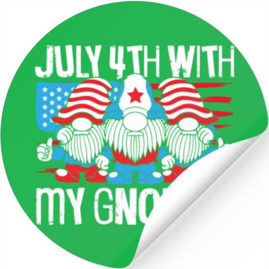 Patriotic America USA Flag 4th Of July American Stickers