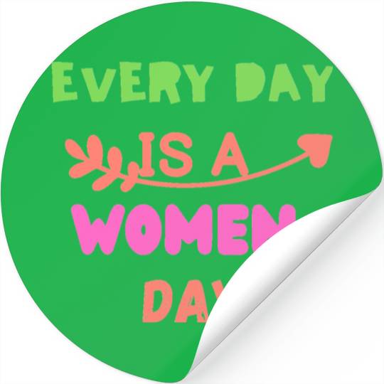 Embrace Equity Happy Women's DaY Stickers