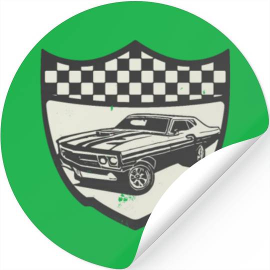 Racing Car Muscle Car Logo Motorsports Stickers