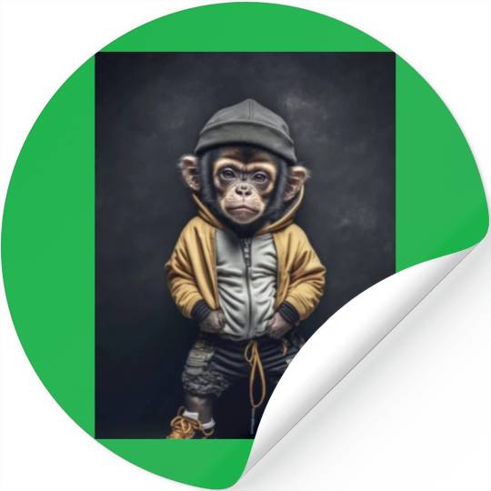 Bully Monkey Stickers
