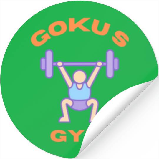 Goku S Gym Stickers