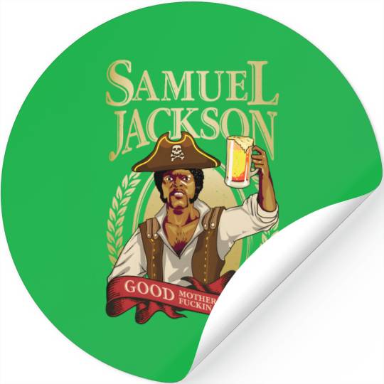 Raise a Glass with Samuel L Jackson Stickers