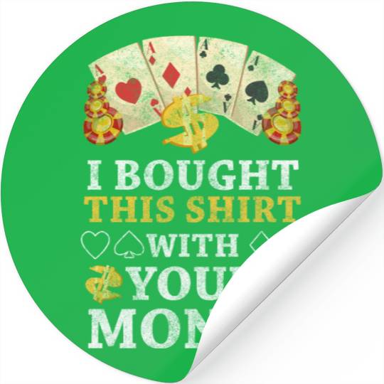 Cards Gamble Poker Face Game Stickers