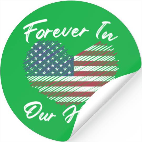 Patriotic Veteran USA Flag American Memorial Day Stickers