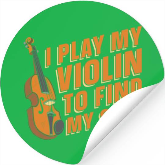 Violin Violinist Humor Stickers