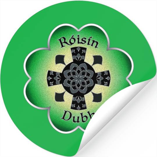 Roisin Dubh Shamrock Stickers