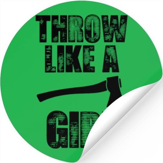 Axe Throwing Stickers