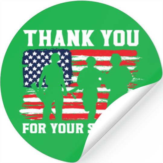 Patriotic Veteran USA Flag American Memorial Day Stickers