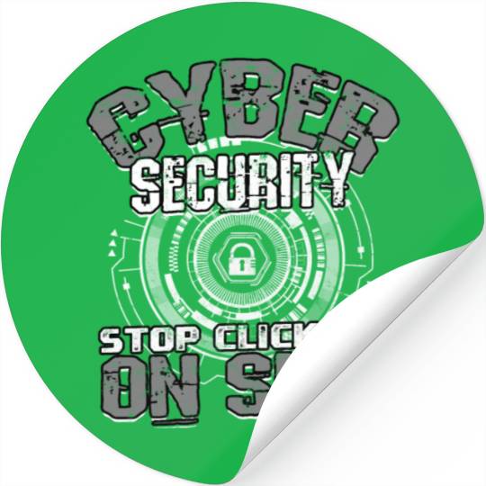 Cyber Security Cyber Hacker Analyst Programmer Stickers