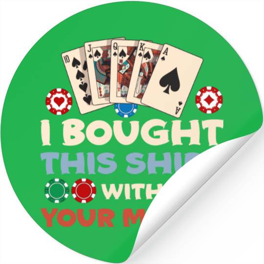 Poker Casino Card Game Poker Player Stickers