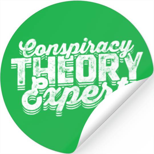 Conspiracy Theorist Theory Science Fiction Stickers