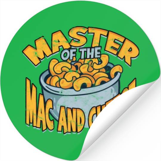 Mac N' Cheese Taster Pasta Food Macaroni Stickers