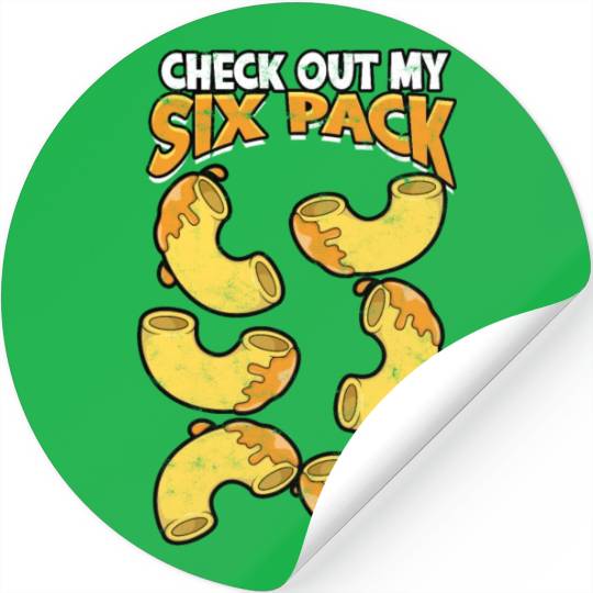 Mac N' Cheese Taster Pasta Food Macaroni Stickers