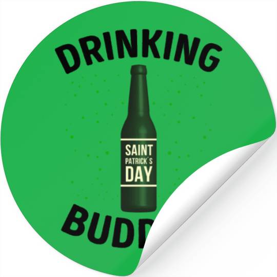 Drinking Buddies Saint Patricks Day Stickers