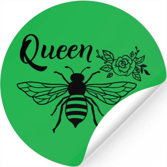 Bee Queen Stickers
