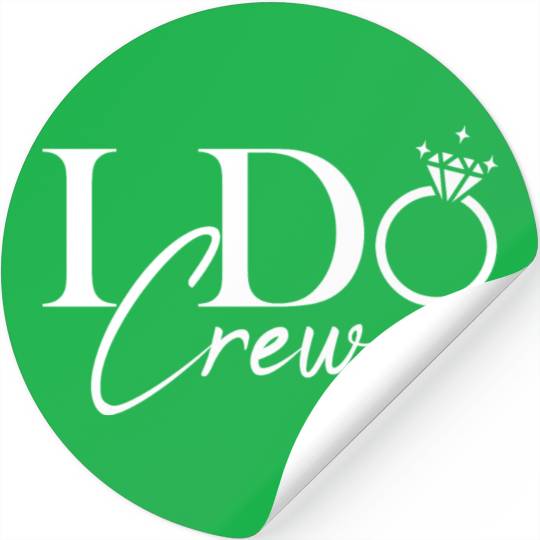 I Do Crew Bride bachelorette party Stickers