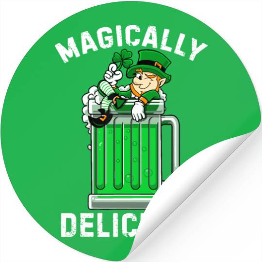 Magically Delicious idea St Patricks Day Drinking Stickers