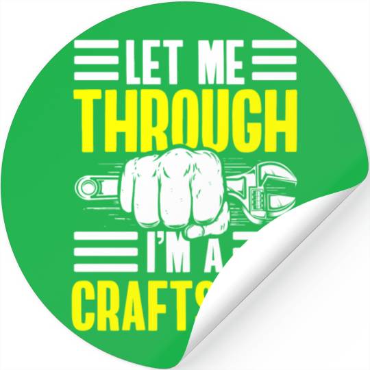 Craft Workshop Construction Site Master Builder Stickers