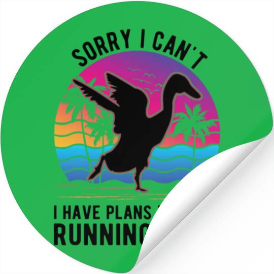 Indian Runner Duck Gift Bottle Stickers