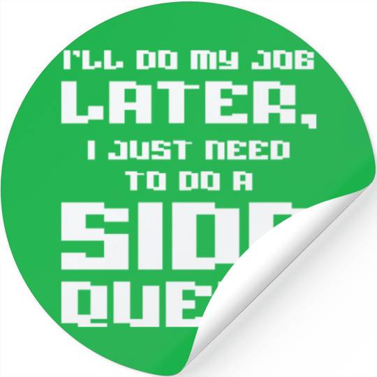 Procrastinating Panda Lover Side Quest Panda Stickers