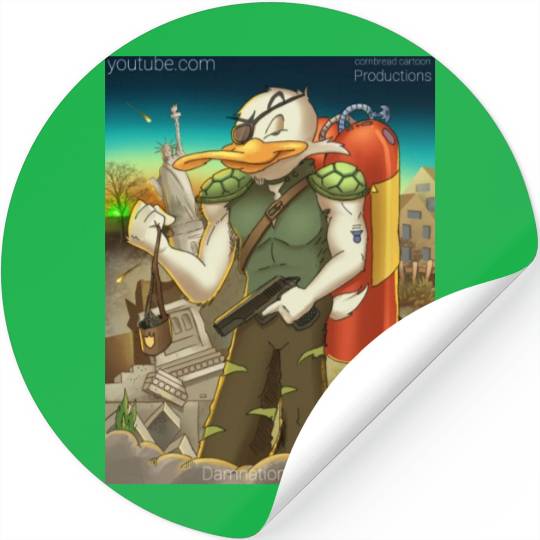 Damnation Duck Stickers