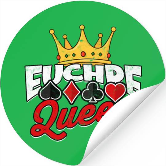 Card Game Games Playing Card Poker Euchre Stickers