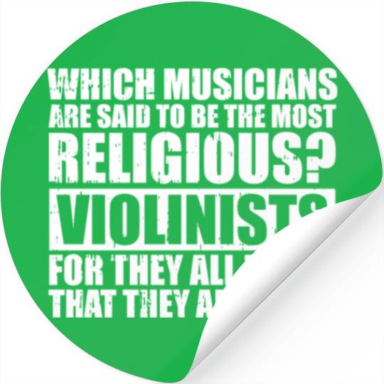 Violin Violinist Funny Stickers