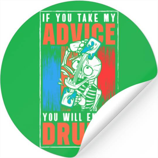 Alcohol Drunkards Fun Pub Stickers