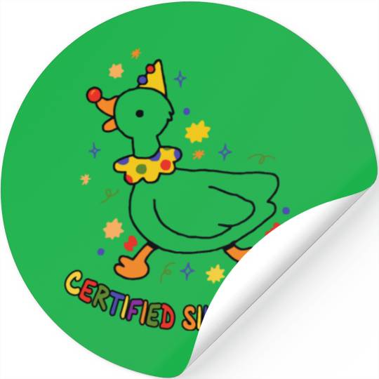Certified Silly Goose Lover Farmer Stickers