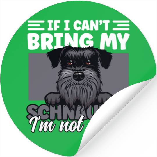 Schnauzer Dad Dog Lover Schnauzer Dog Father Dog Stickers