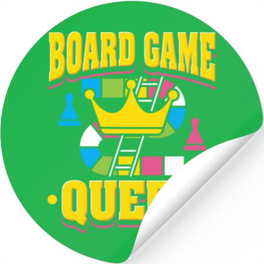 Board Game Queen Stickers