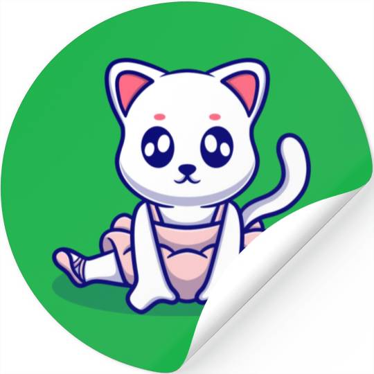 Cute bunny icon illustration Stickers