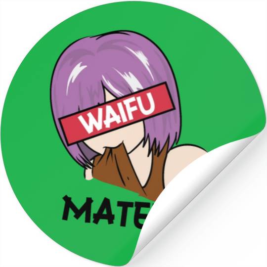 Anime Waifu Material Manga Eyes Japanese Stickers