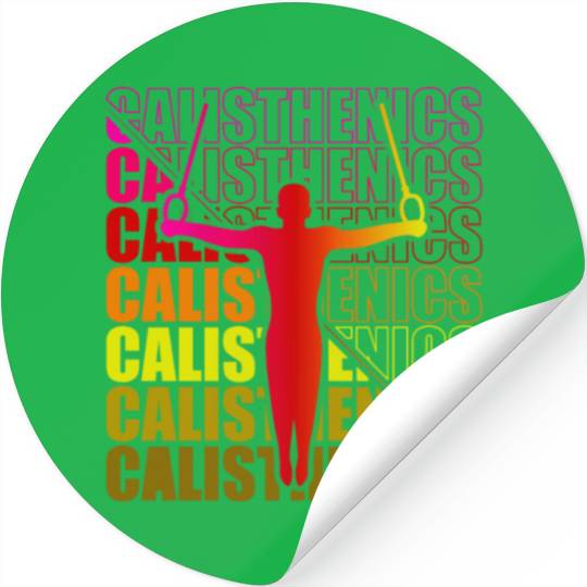 Calisthenics Street Workout Gymnastics Fitness Stickers