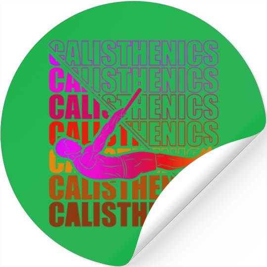 Calisthenics Street Workout Gymnastics Fitness Stickers