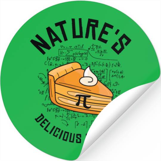Pi Day Mathematics Pie Pi Symbol Math Number Stickers